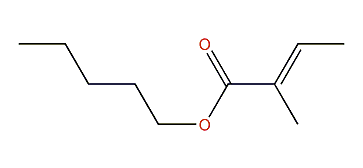 Pentyl 2-methyl-2-butenoate